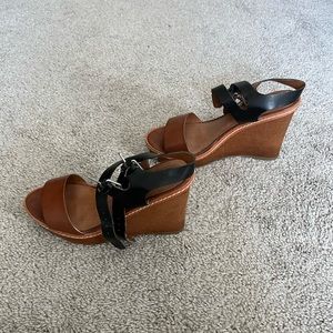 Brown and Black Wedges